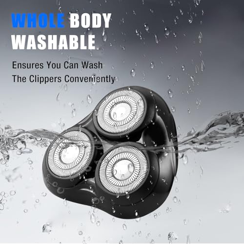 Black Rotary Shaver Replacement Head Compatible with Remington Series - Easy Install