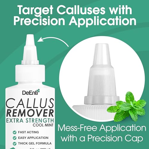 Extra-Strength Callus Remover Gel for Feet - 8oz Cool Mint