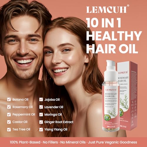 Hair Growth Serum Oil for Women - Vegan Formula for Thicker Hair