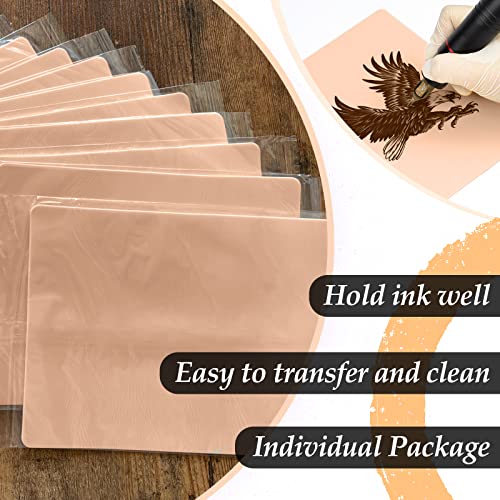 Yuelong 10Pcs Tattoo Practice Skin 7.4"x5.6" Microblading
