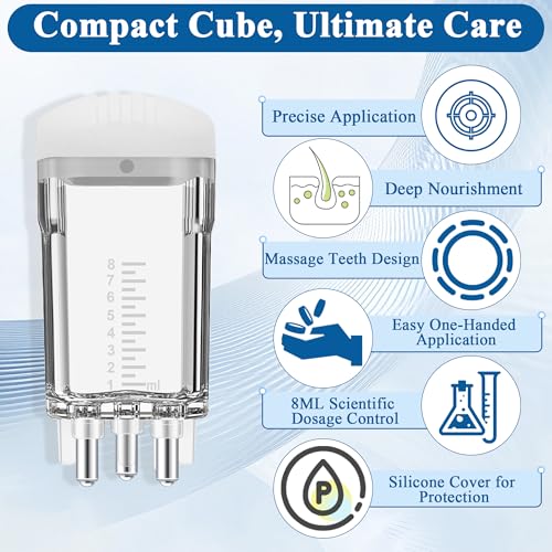 Minoxidil Applicator Comb with Precision Dosing & Leak Proof Design