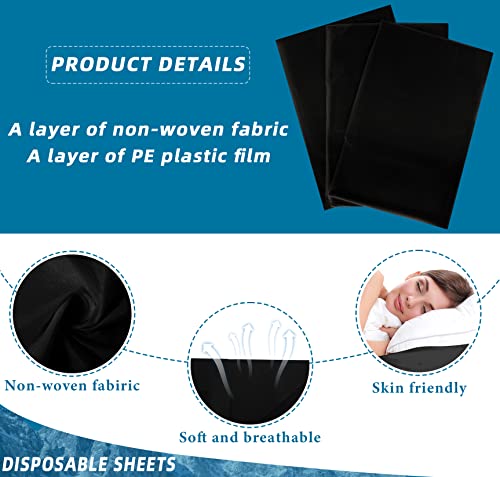 Tatuo 50-Pack Disposable Bed Sheets 31x70 Waterproof Massage Table Cover