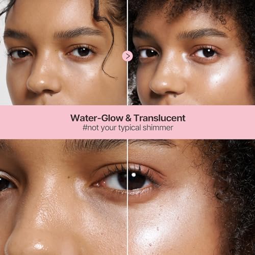 2aN Pure Glash Highlighter ? Glass-Like Sheen Powder Highlighter for a Natural, Radiant Glow | Buildable, Long-Lasting, Lightweight Formula (LEMONGRASS, 0.8oz)