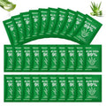 100 Travel Size Aloe Vera Gel Sachets - 99% Pure Organic Hydrating Gel