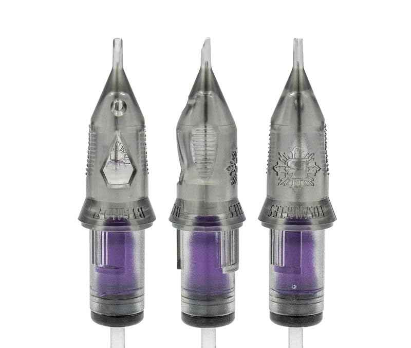Bishop Tattoo Da Vinci V2 Cartridges - Bugpin - 10 Gage With 03 Pins - Round Liner Long - 20 Cartridges