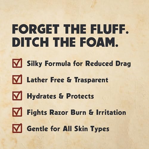 Warlord Shave Lotion ? Silky Smooth Razor Glide, Whisker Softening for a Closer Shave, Transparent No-Foam Formula for Precision, Southern Tobacco Scent, Men¡¯s Shaving Cream Alternative, 4oz