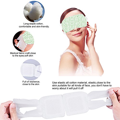 Steam Eye Mask, 15 Packs Self-Heating Spa Mask Lavender, for Dry Eyes & Relaxation