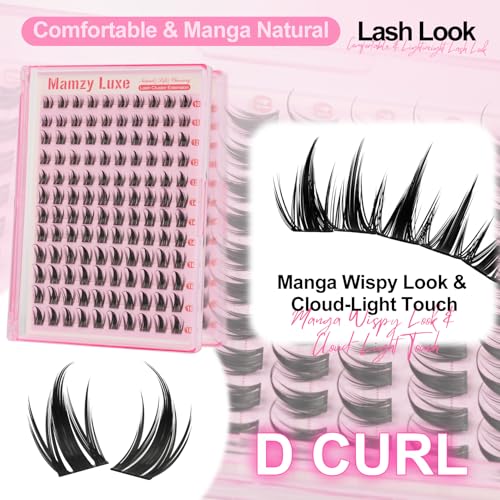 Manga Lash Clusters 10-16MM Wispy CC Curl Eyelash Extensions