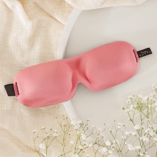 Bucky 40 Blinks No Pressure Eye Mask for Travel & Sleep, Strawberry, One Size