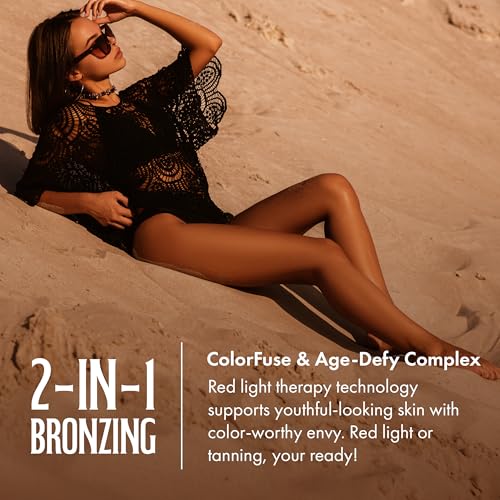 Brown Sugar 2-in-1 Red Light Tanning Lotion, 13.5 Fl Oz