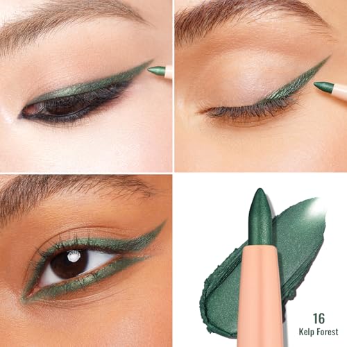 Oulac Moss Green Waterproof Retractable Eyeliner Pencil