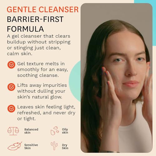 Fig.1 Clarifying Gel Cleanser | AHA BHA Tea Tree Oil Formula for Oily & Sensitive Skin Face wash | Deep Pore Cleansing, Dermatologist-Tested for Acne Prone, Vegan & Refillable Skincare Solution, 100ml
