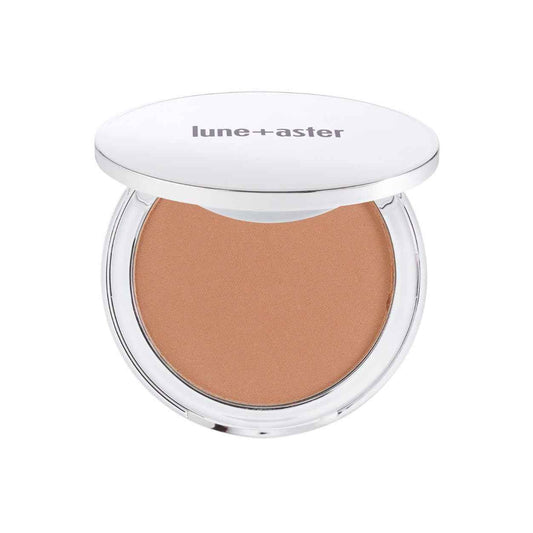 Lune+Aster Soft Silk Bronzer | Buildable Silk Bronzer, Luminous-Matte Finish - Caramel