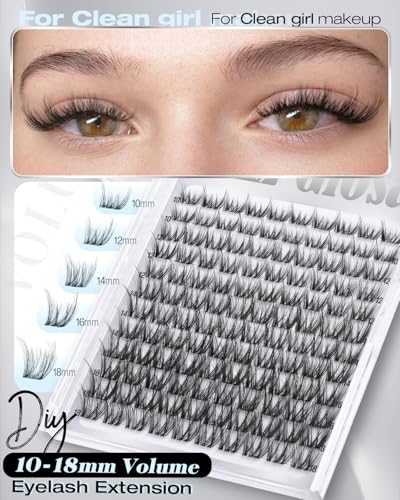 Glosa Lash Clusters 10-18mm Wispy Eyelash Extensions