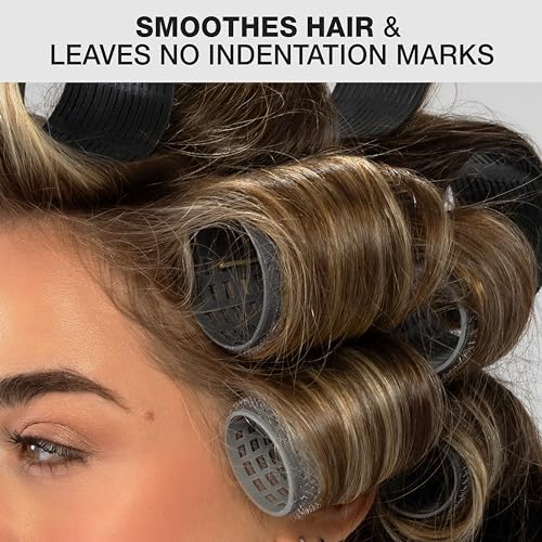 Conair Self Grip Hair Curlers Set - 31 Assorted Sizes for Overnight Styling