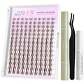 Brown Wispy Lash Clusters Kit - DIY Eyelash Extensions