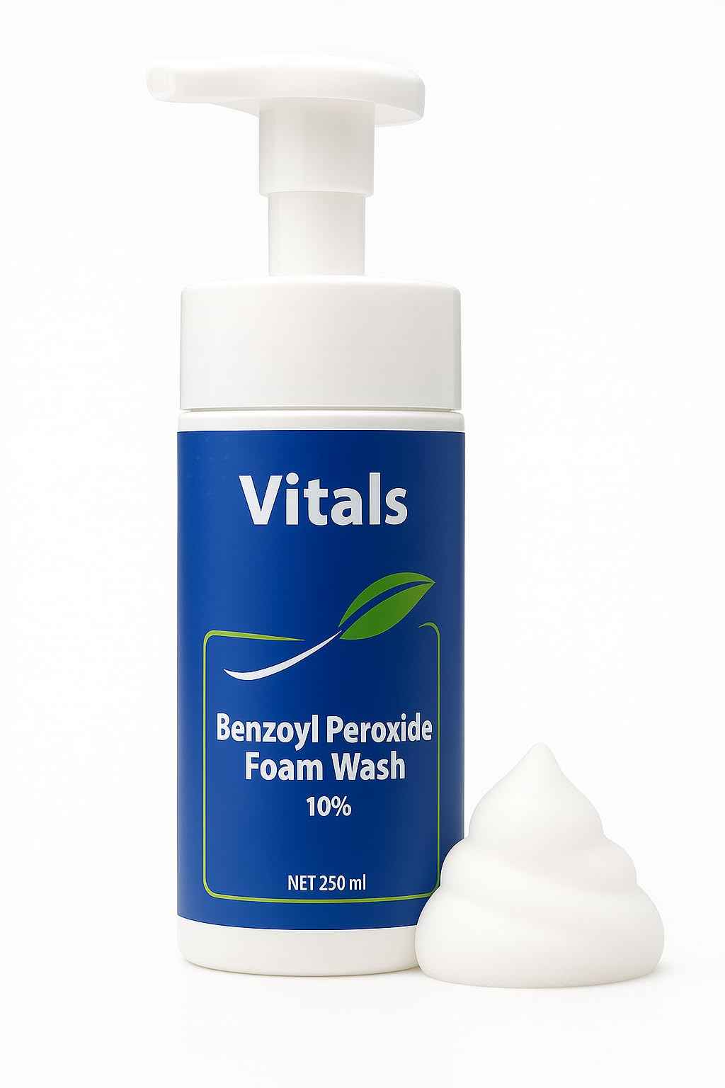 Benzoyl Peroxide 10% acne wash- Maximum Strength,Face back & Body Wash Skincare & acne treatment, it is a Foam wash 250ml. Dermatologist Recomended Maximum Strength for Healthy and acne free Skin.