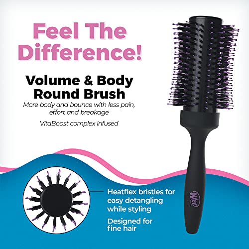 Wet Brush Bundle - Original Detangler, Speed Dry Detangler, Shower Detangler and Round Hair Brush