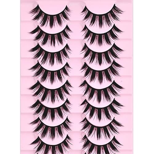 Manga Lashes 16mm - 10 Pairs Anime Cosplay Eyelashes