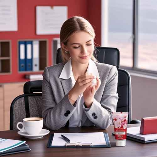 Hand Cream Moisturizing Luxury Set - 3PCS x 2.5oz Japanese Cherry Blossom Lotion. Nourishes Dry Hands, Travel-Sized
