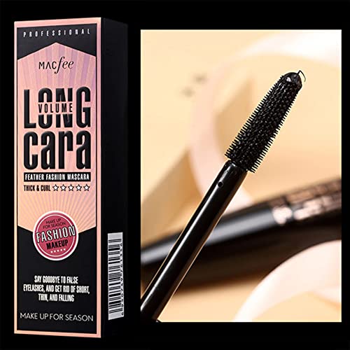 4D Silk Fiber Mascara Black Waterproof Volume & Length - 2 Pack