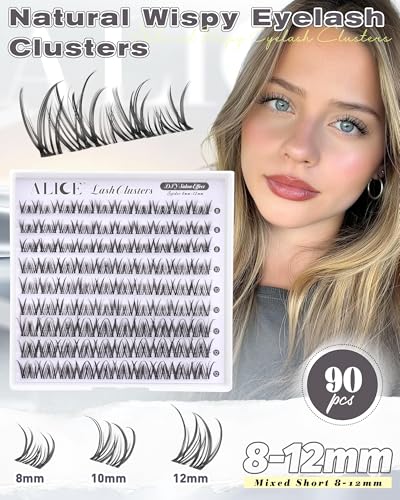 ALICE Wispy Lash Clusters 8-12mm Spider Eyelash Extensions