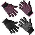 Heat Resistant Gloves for Hair Styling, 4 Pack