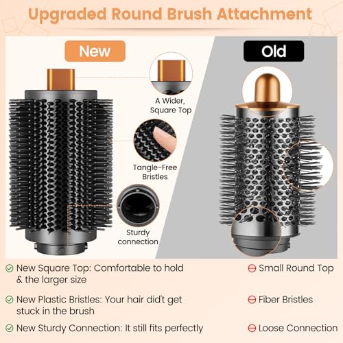 3.3-inch Round Brush Attachment for Dyson Airwrap HS01/05/08