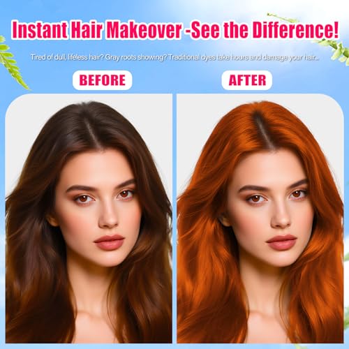 Orange Temporary Hair Color Spray – 120ml, Washable