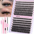 Newcally 50D+60D Lash Clusters Kit - DIY Eyelash Extensions