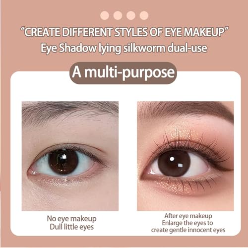 ADMD Dual-Tone Eyeshadow Stick - Champagne Gold & Silver Gray