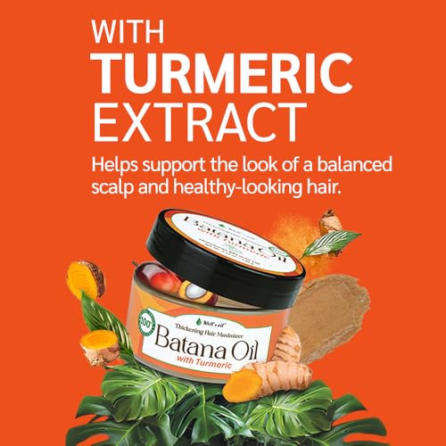 Batana Oil with Turmeric Extract for Hair - 4.23 oz