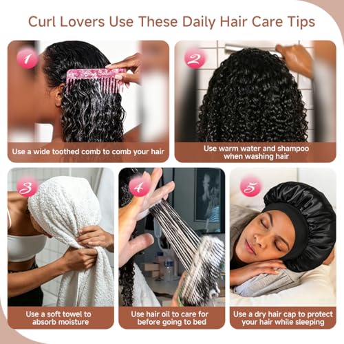 Deep Wave Crochet Hair 12 Inch Human Hair Blend Feather Extensions