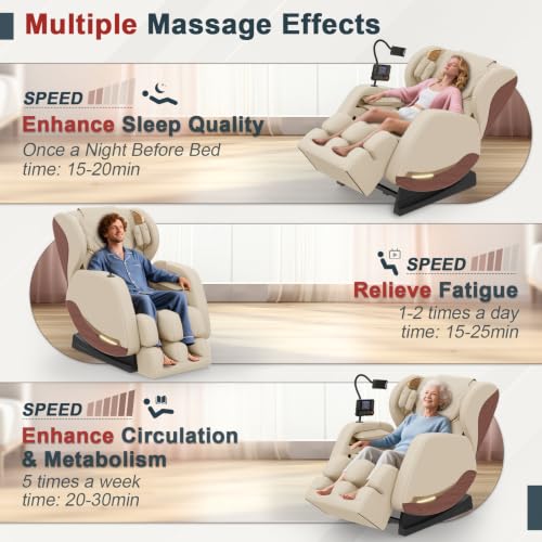 Massage Chair Full Body Zero Gravity Recliner with 14 Rollers