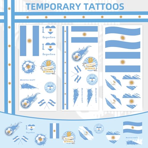 2026 World Cup & St Patrick's Day Temporary Tattoos - 16PCS