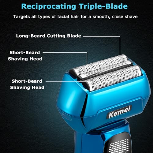 KEMEI 8559 Professional Hair Clippers Set with LED Display