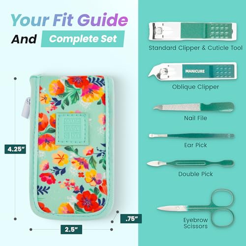 7-Piece Nail Clipper & Grooming Kit with Stainless Steel Tools