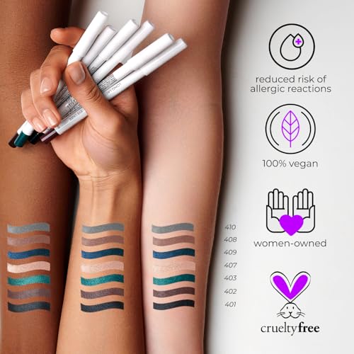 Lamel Waterproof Gel Eyeliner Pencil - Lagoon | 10-Hour Smudge-Proof