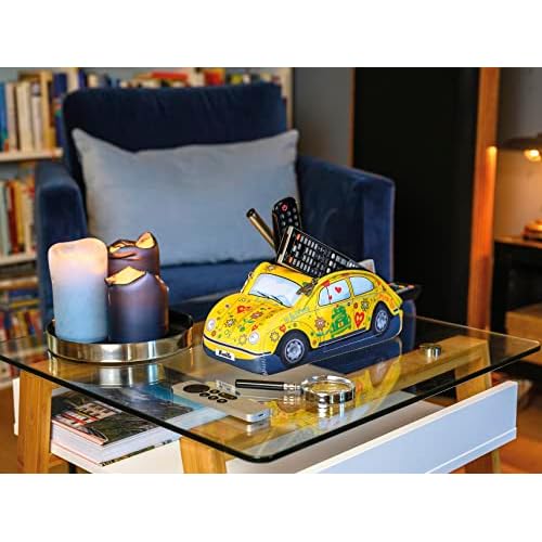 BRISA VW Collection - Volkswagen Neoprene Universal Bag for Makeup, Travel, Cosmetics in Beetle Bug Design