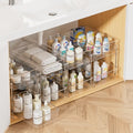 Vtopmart 4-Pack Under Sink Organizer, 2-Tier Pull-Out Cabinet Storage