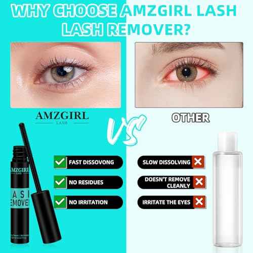 Eyelash Extension Remover,Lash Cluster Remover For Lash Extensions,Individual Lashes Remover Non Irritating,Diy Eyelashes Clusters Glue Remover Oil,Eye Cleanser For Removal Diy Lash Extensions£¨5ml£©