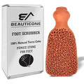 Beauticone Natural Terracotta Pumice Stone - Dual-Sided Foot Callus Remover