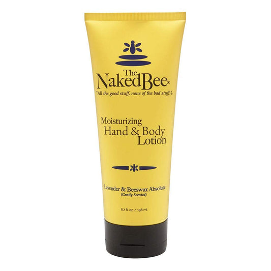 The Naked Bee Nourishing Body Lotion for All Skin Types (6.7 Oz) Moisture Replenishing Lotion for Dry Skin with Lavender & Beeswax - Skin care for Body