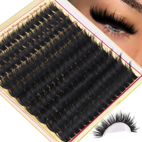 Volume Lash Clusters 10-18mm D Curl Wispy Eyelash Extensions