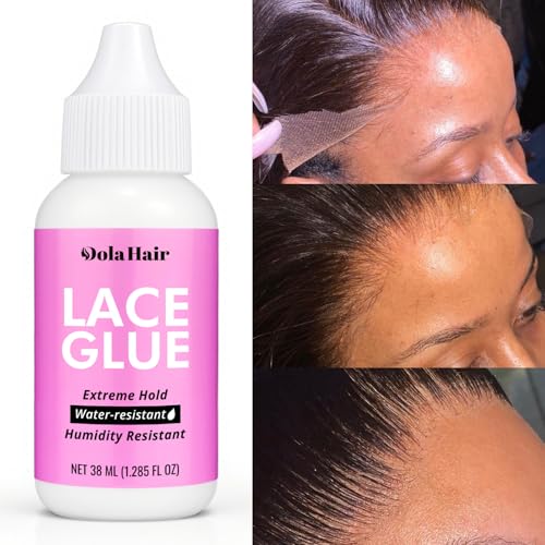 Dolahair Extreme Hold Lace Glue for Wigs, 1.3oz