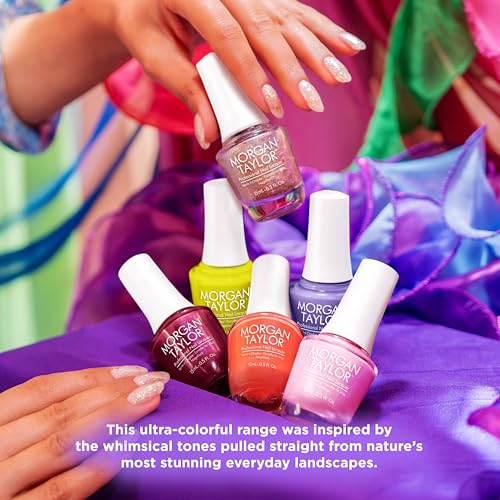 Morgan Taylor Nail Polish - Can't Burst My Bubble Periwinkle, 15mL