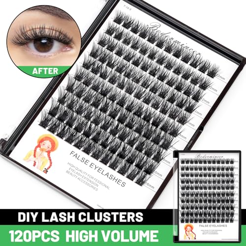 Lash Clusters D Curl 12-14-16mm Mixed Kit 120pcs