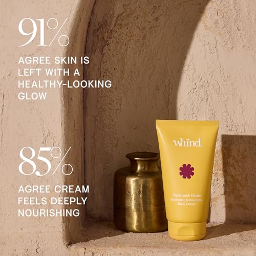 WHIND Marrakech Gleam Illuminating Body Cream ? Jelly Body Butter Moisturizer that Instantly Hydrates and Nourishes with Vitamin C ? 150ml