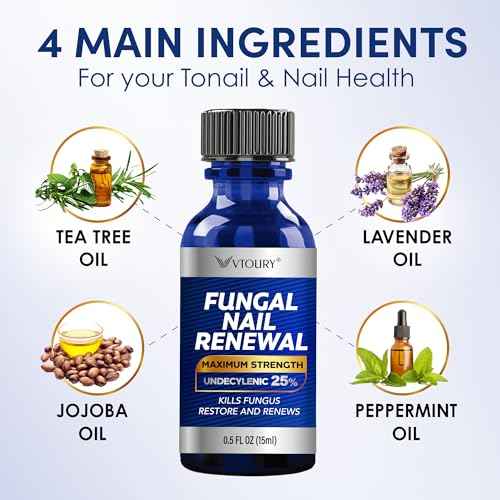 Toenail Fungus Treatment Extra Strength ? 2 Bottle Nail & Toe Solution with Undecylenic Acid 25% and Tea Tree Oil(15mlx2)
