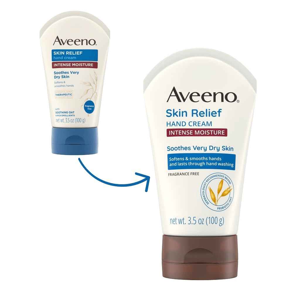 Aveeno Skin Relief Intense Moisture Hand Cream - 3.5 Oz (Pack of 2)